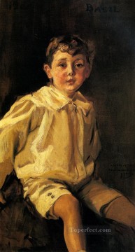 Un retrato del pintor Basil Mundy Joaquín Sorolla Pinturas al óleo